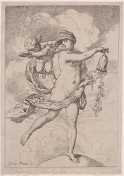Fortuna con una bolsa, 1795-99
