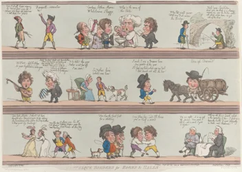 Bordes grotescos para habitaciones y salones, [20 de octubre de 1800], reimpresión