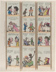 Bordes grotescos para habitaciones y salones, Placa 15, 1799