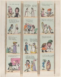Bordes grotescos para habitaciones y salones, Placa 16, 1 de agosto de 1799