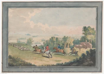 Caza de liebres, 1 de febrero de 1789