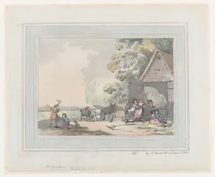 Haciendo heno, 1787