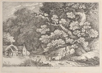 Hengar cerca de Camelford, Cornualles, de Vistas en Cornualles