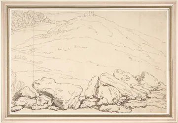 Paisaje montañoso con rocas