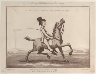 Logros del caballo, Boceto 1: ¡Un astrónomo!, 1 de agosto de 1799