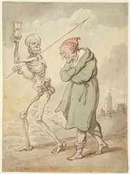 Ilustración para «La danza de la muerte»