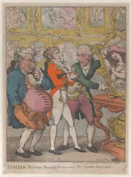 Comerciantes de cuadros italianos engañando a mi lord inglés, 30 de mayo de 1812