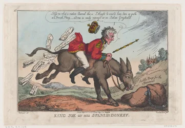 Rey Joe en su burro español, 27 de agosto de 1808