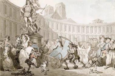 La Place des Victoires, París, c.1789