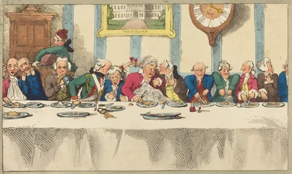 La mesa de huéspedes, publicado en 1792