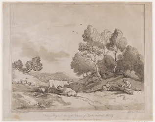 Paisaje con Figuras Atando un Haz de Leña, 21 de mayo de 1789
