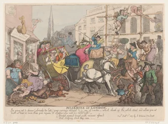 Miserias de Londres: Saliendo a cenar, 1 de febrero de 1807