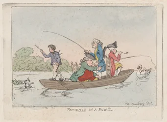 Paciencia en una barca, ca. 1803