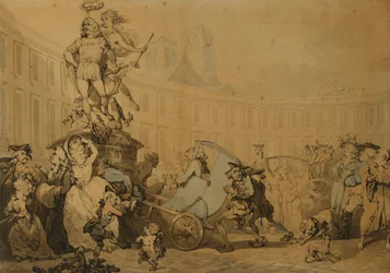 Place Victoire en París, 1784