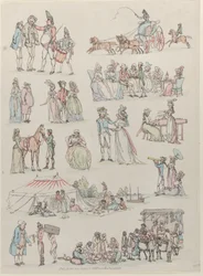 Placa 7, Contornos de figuras, paisajes y ganado... para el uso de los aprendices, 27 de junio de 1790