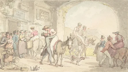 Placer de un Poste aux Anes, de Viajes Sentimentales, ca. 1821