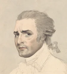 Estudio de retrato de John Philip Kemble