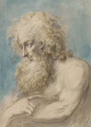 Retrato de un hombre con barba