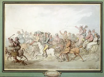Regreso de las carreras de Epsom, 1823