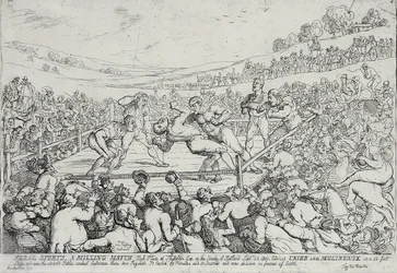 Deportes rurales - Un combate de boxeo, 28 de septiembre