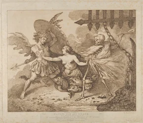 Satanás, Pecado y Muerte en El Paraíso Perdido, Libro 2, después de 1790