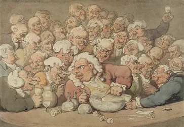 Sirviendo ponche, c.1815-20