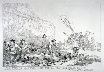 El presupuesto de Sir Cecil para pagar la deuda nacional, 1874