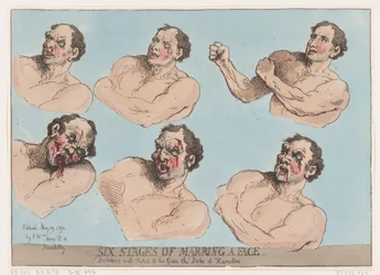 Seis etapas de desfigurar una cara, 29 de mayo de 1792