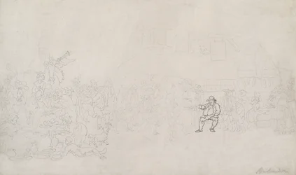 Boceto para «El reclutador»