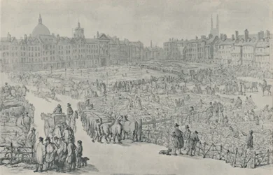 Mercado de Smithfield, 1810, 1920