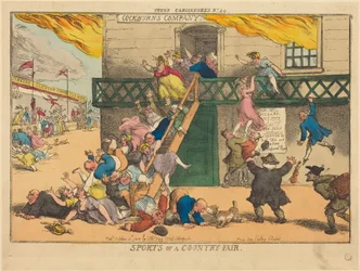 Deportes de una feria rural