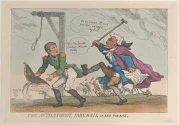 La despedida afectuosa, o patada por patada, 17 de abril de 1814