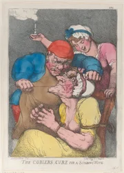 La cura del zapatero para una esposa regañona, 1813