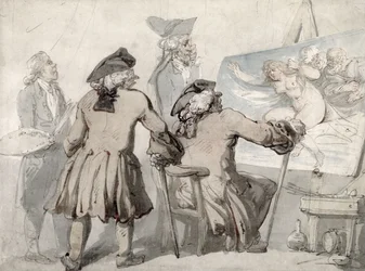 Los conocedores, c.1790