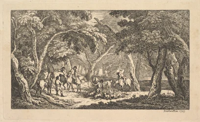 La Muerte - Caza de Zorros - Una Escena de Paisaje, 1787
