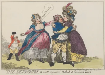 El Método Más Aprobado de Asegurar Votos de Devonshire, 12 de abril de 1784