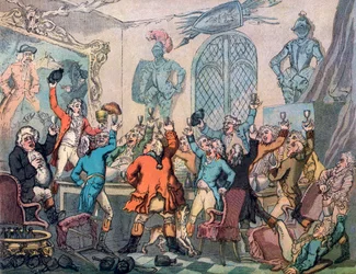 La Cena, Humores de la Caza del Zorro, 1799