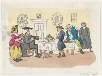 Las esperanzas de la familia - Una admisión en la universidad, ca. 1803