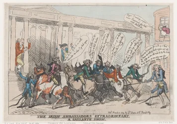 Los embajadores extraordinarios irlandeses, Un espectáculo galante, 7 de marzo de 1789