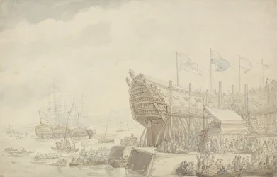 El lanzamiento del H.M.S. 