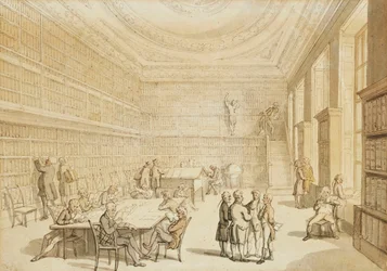 La biblioteca de la Real Institución, calle Albemarle