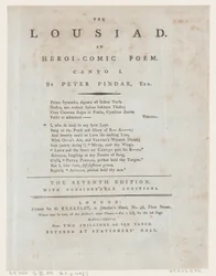 La Lousiad, Página de Título, 1787