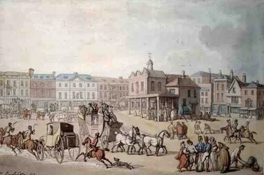 La plaza del mercado, Kingston-upon-Thames
