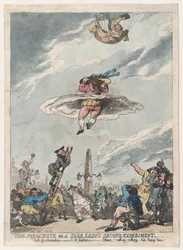 El paracaídas o el segundo experimento de una dama sabia, septiembre de 1785