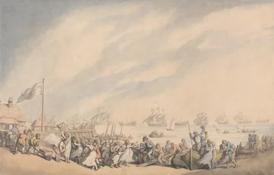 El regreso de la Flota a Great Yarmouth en 1797