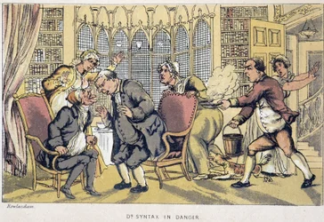 La consulta - en "Doctor Syntax