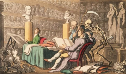 El Tiempo y la Muerte comparten sus pensamientos sobre obras de aprendizaje y arte, de 