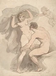 Venus, Anquises y Cupido, 1780-1827