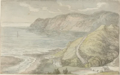 Vista desde la posada en Lynton