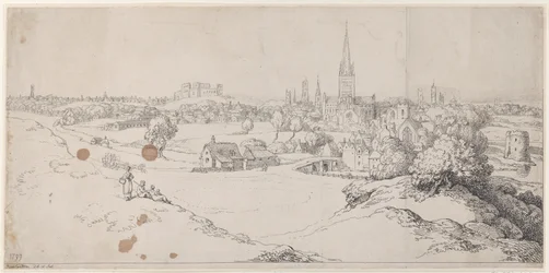 Vista de Norwich desde St. James Hill, 1799